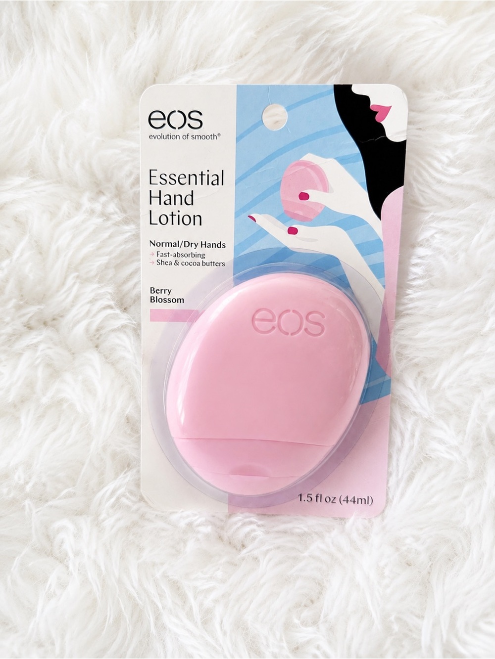 eos Essential Hand Lotion in Berry Blossom